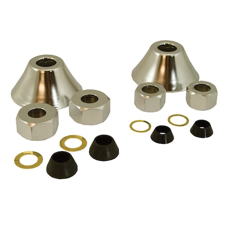 Jones Stephens Replacement Nuts, Washers and Escutcheons for Offset Bath Supplies B49022
